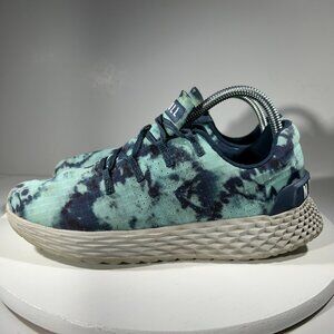 Nobull Ripstop Womens Size 8.5 Runners Running Shoes Teal Green Tie Dye Sneakers